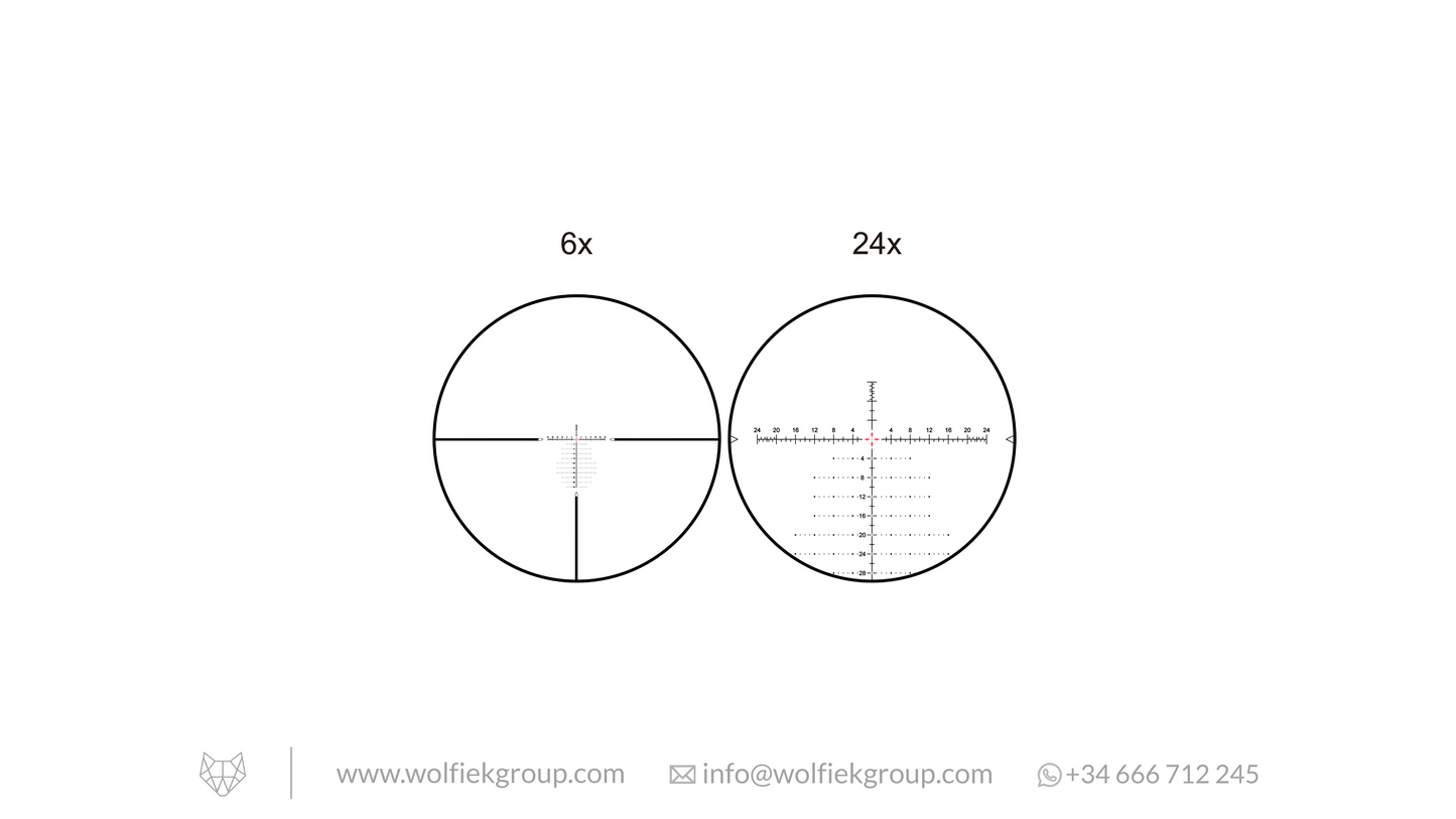 Vector Optics Taurus Riflescope - 6-24x50 HD MOA
