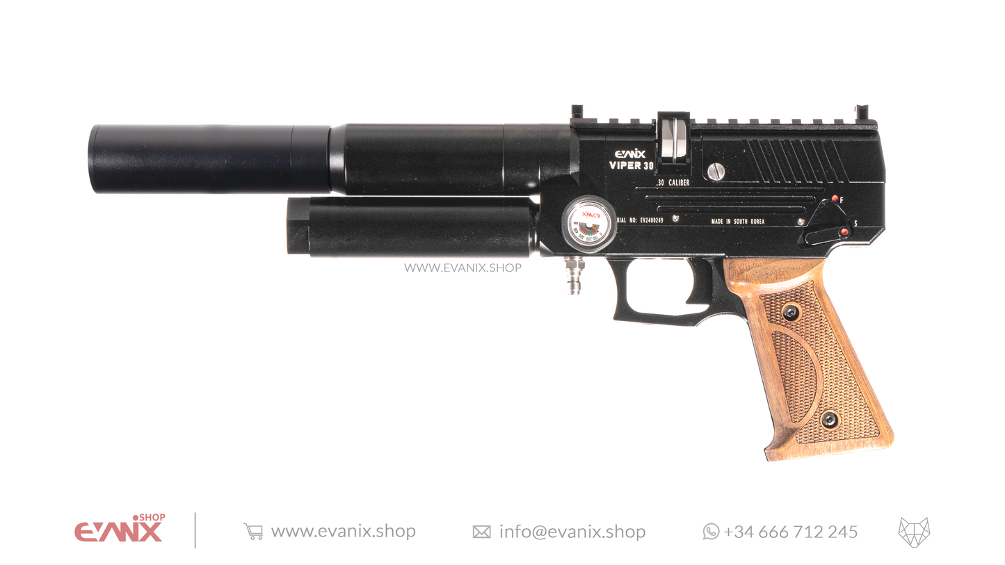 Evanix Viper Semi-Automatic PCP Air Pistol - Cal. 30