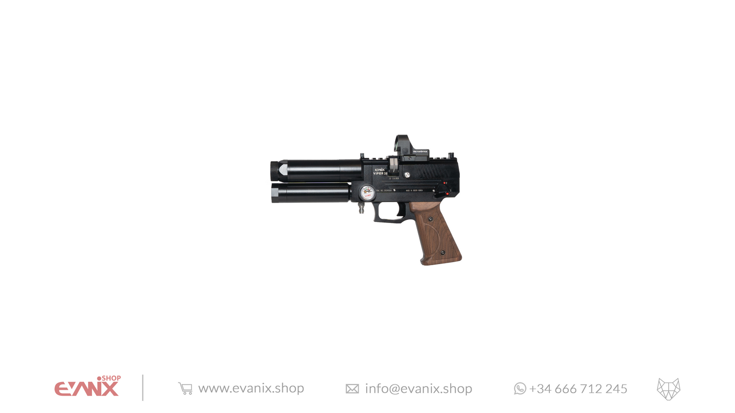 Evanix Viper Semi-Automatic PCP Air Pistol - Cal. 30