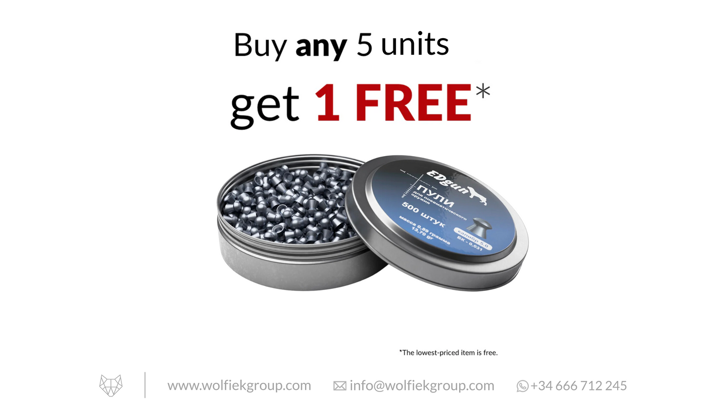 EDgun Premium Airgun Pellets - Cal .20 (5.08mm) | 0.89g (13.70gr)