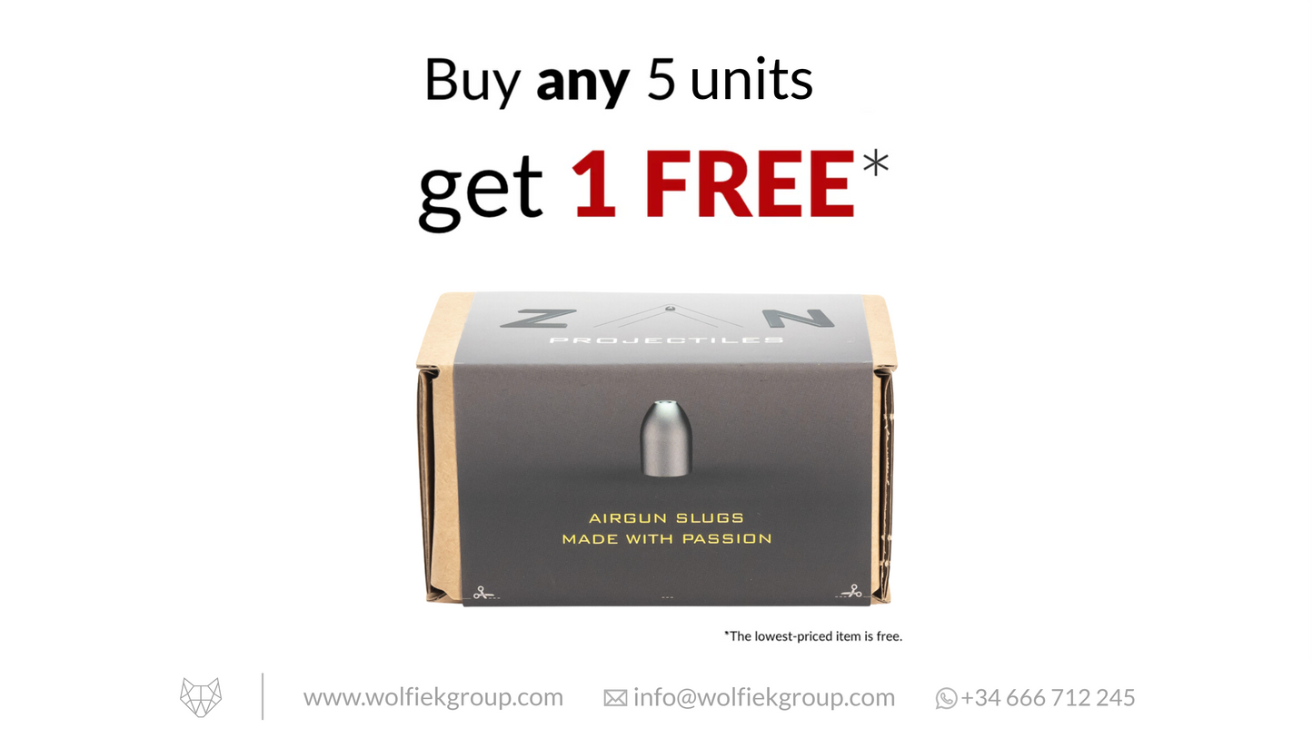 Zan Projectiles Airgun Slugs - Cal .201 (5.11mm)