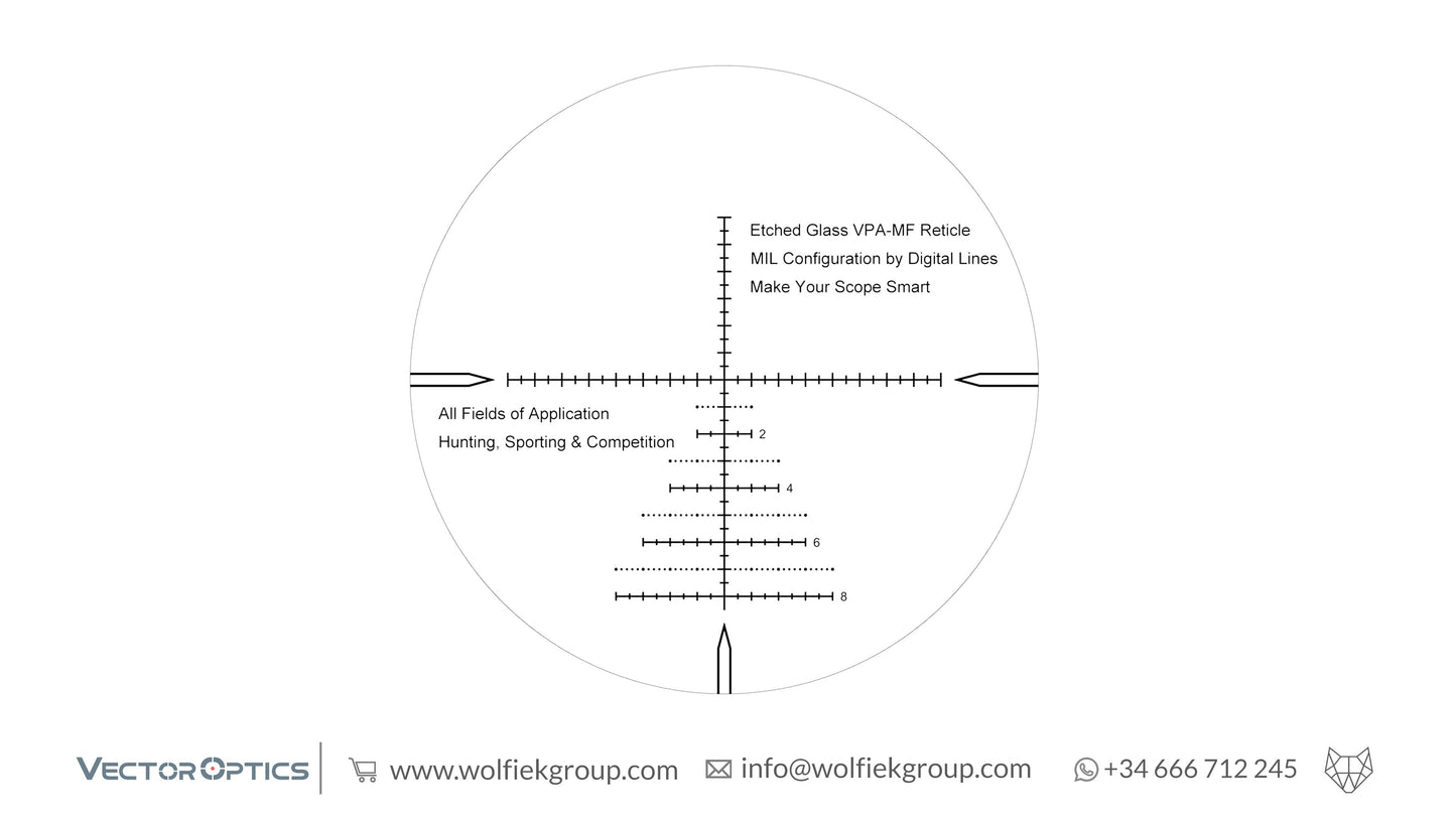 Vector Optics Marksman Riflescope - 4-16x44 FFP