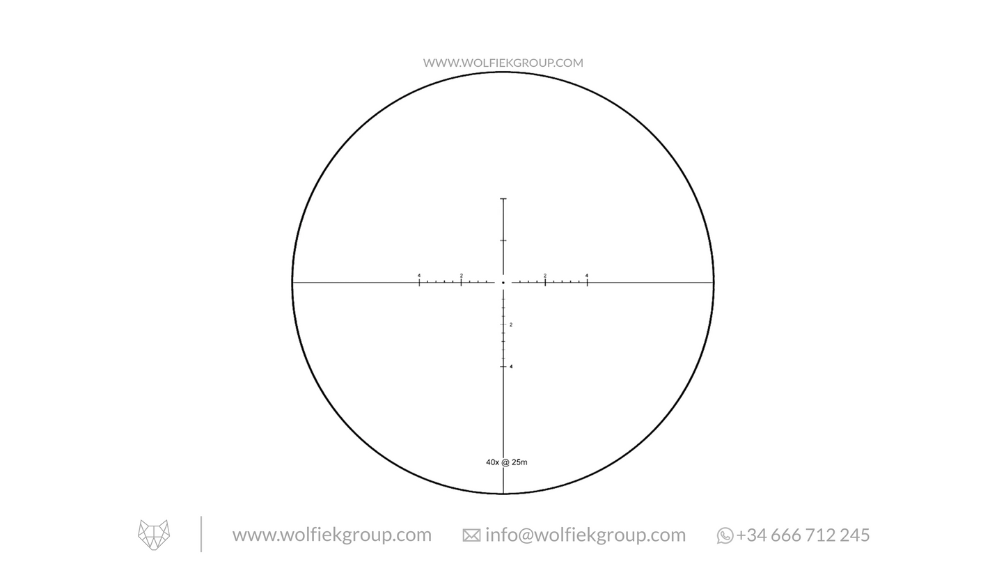 Vector Optics Sentinel-X Pro Center Dot Riflescope - 10-40x50