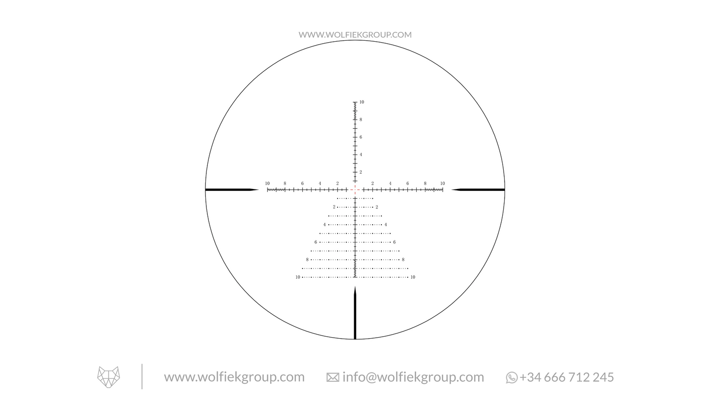 Vector Optics Taurus Riflescope - 2-16x50 HD SFP