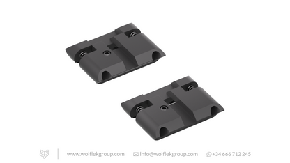 Vector Optics 11 mm Dovetail To Picatinny Rail Adaptor Set