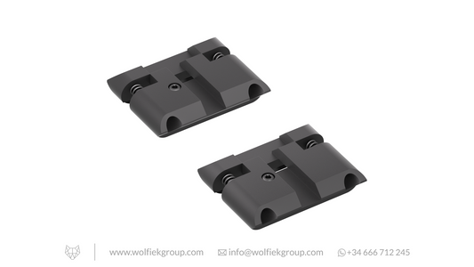 Vector Optics 11 mm Dovetail To Picatinny Rail Adaptor Set