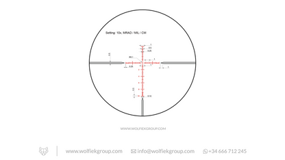 Vector Optics Taurus Riflescope - 6-24x50 HD SFP
