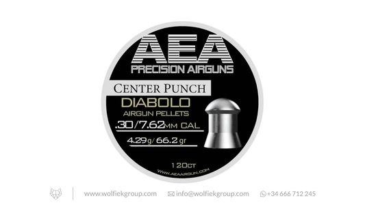 AEA Center Punch Diabolo Pellets - Cal .30 (7.62mm) | 4.29g (66.2gr)