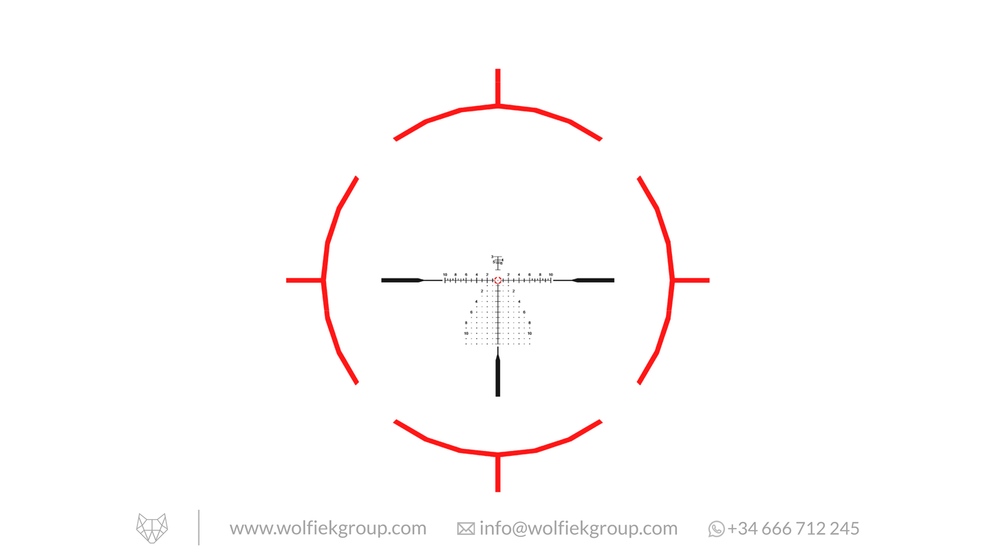 Vector Optics Continental Riflescope - x6 2-12x44 RAR MPVO