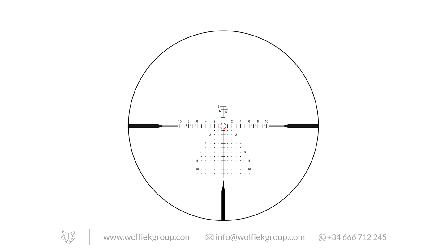 Vector Optics Continental Riflescope - x6 2-12x44 RAR MPVO