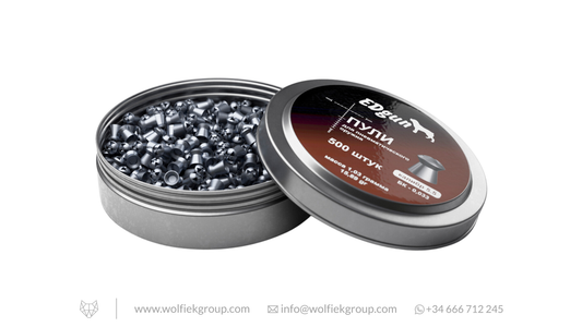 Balines EDgun Hades · Cal .22 (5,52mm) · Peso 1,03g (15,89gr)