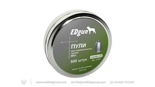 EDgun KnockOut Airgun Slugs - Cal .177 (4.5mm) | 0.650g (10.03gr)