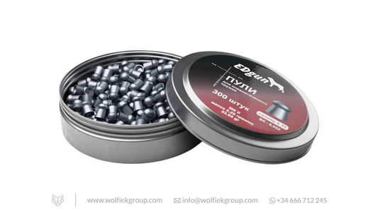 EDgun Premium Airgun Pellets MKII - Cal .25 (6.35mm) | 2.20g (33.95gr)