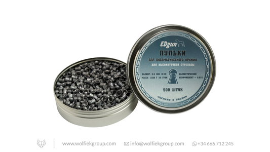 EDgun Premium Airgun Pellets (2019) - Cal .22 (5.52mm) | 1.03g (15.89gr)