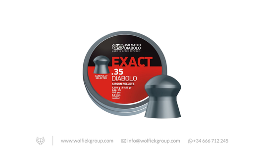 JSB Exact Airgun Pellets - Cal .35 (9mm) | 5.25g (81.02gr)