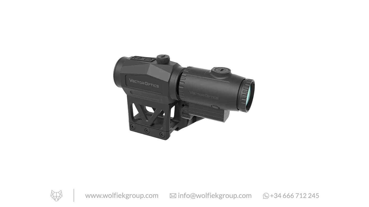 Vector Optics Scrapper MRT Red Dot Sight & Paragon 1x29 3x Magnifier Combo Kit – One-Piece Picatinny Mount