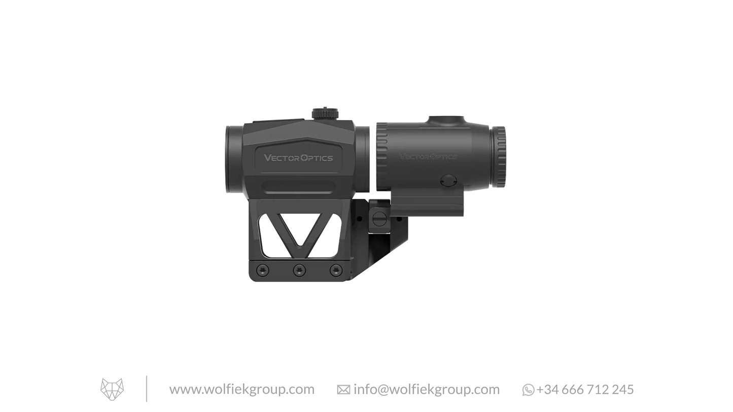 Vector Optics Scrapper MRT Red Dot Sight & Paragon 1x29 3x Magnifier Combo Kit – One-Piece Picatinny Mount