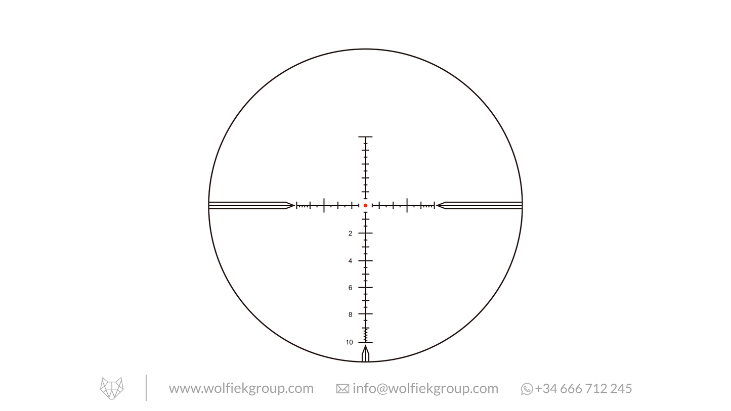 Vector Optics Tauron Riflescope -  3-18x50 GenII