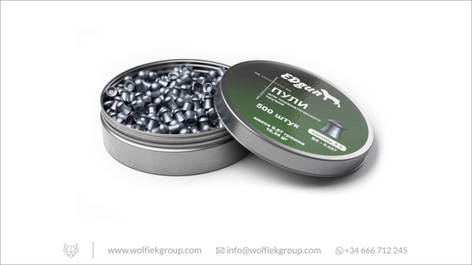 EDgun Premium Pellets · Cal .177 (4,52mm) · Weight 0,67g (10,34gr)