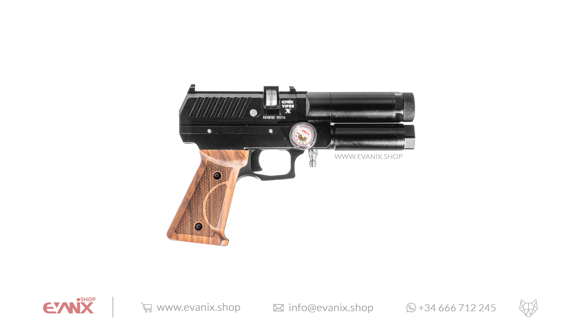 Viper X Semi-Auto PCP Air Pistol | Evanix – Evanix Shop
